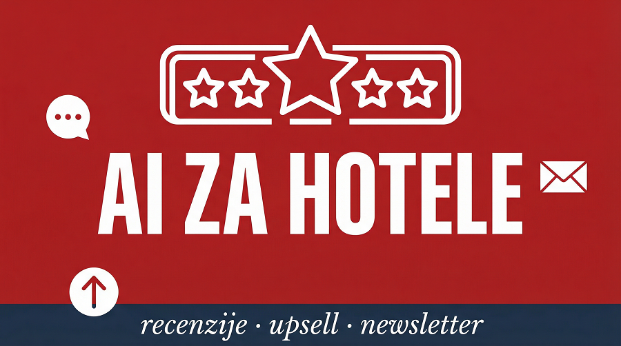 AI za hotele: kako automatizirati recenzije, upsell i newsletter za 10 minuta