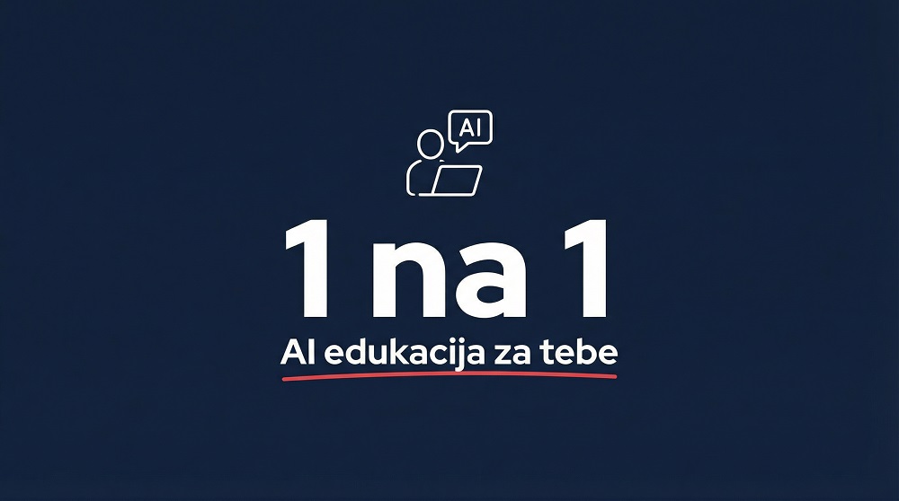 Individualna AI edukacija – zašto 1:1 edukacija daje brže rezultate
